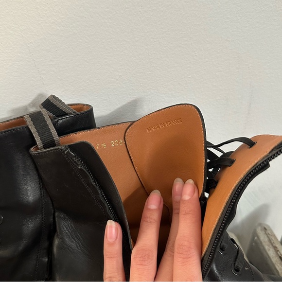 Leather Combat Boots - Picture 5 of 7